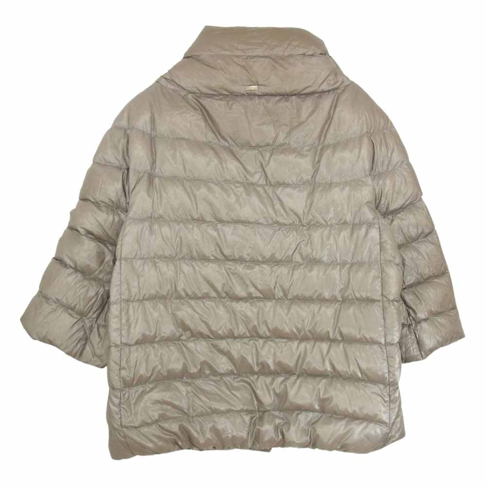 Herno ヘルノ PI0043DIC 国内正規品 ボトルネック 七分丈 ショートダウン ジャケット グレー系 48【中古】