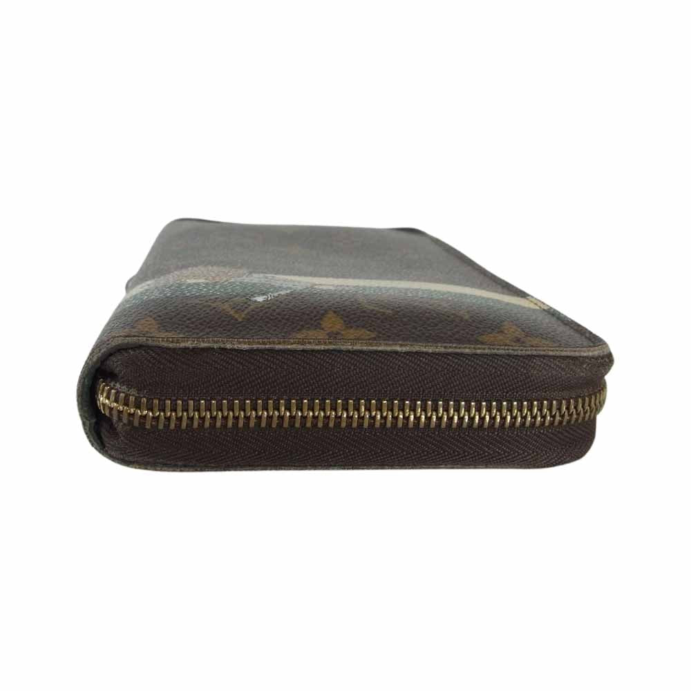 LOUIS VUITTON ルイ・ヴィトン M60035 モノグラム ジッピー オーガナイザー ベルボーイ ラウンドジップ 財布 ブラウン系【中古】