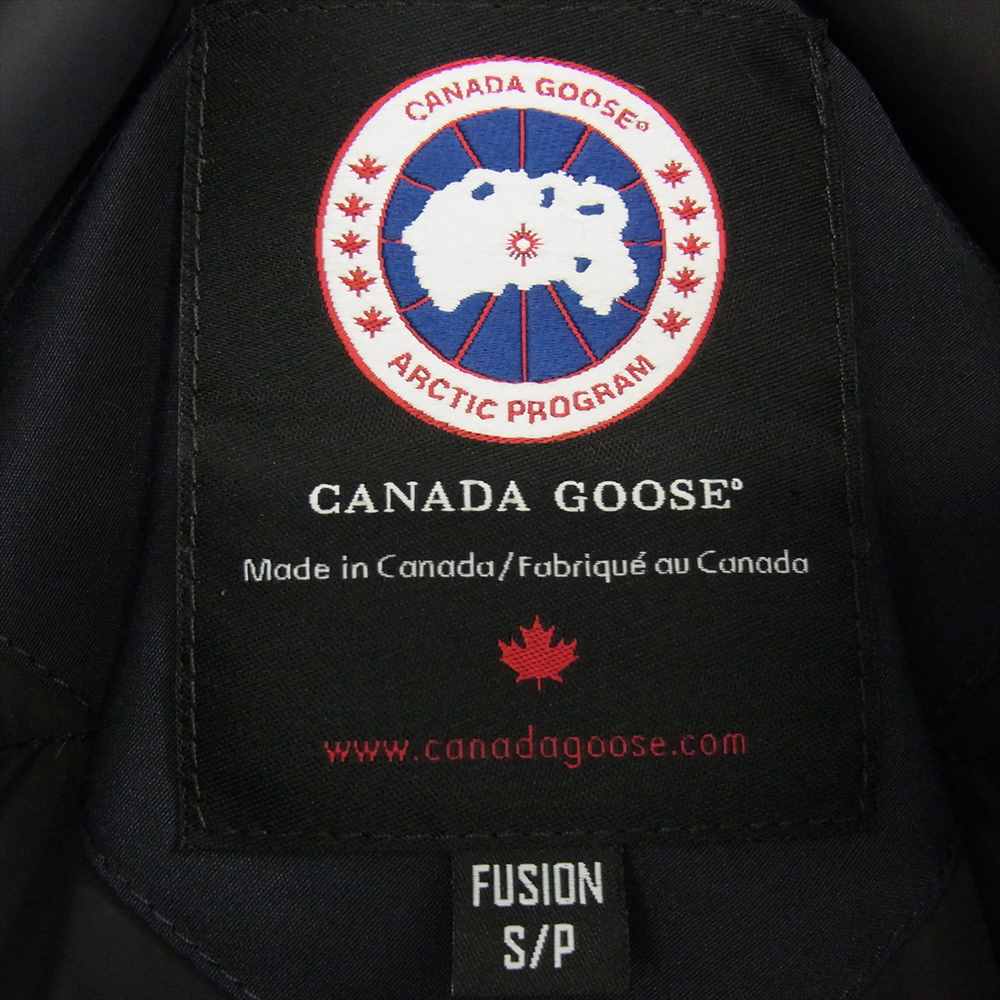 CANADA GOOSE カナダグース 3426MA 国内正規品 サザビーリーグ CHATEAU PARKA FUSION FIT シャトー パーカ フュージョンフィット ファー ダウン ジャケット ブラック系 S【中古】