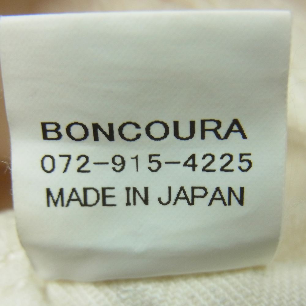 BONCOURA ボンクラ SHRINK TO FIT ホワイト セルビッチ デニム パンツ コットン 日本製 オフホワイト系 27【中古】