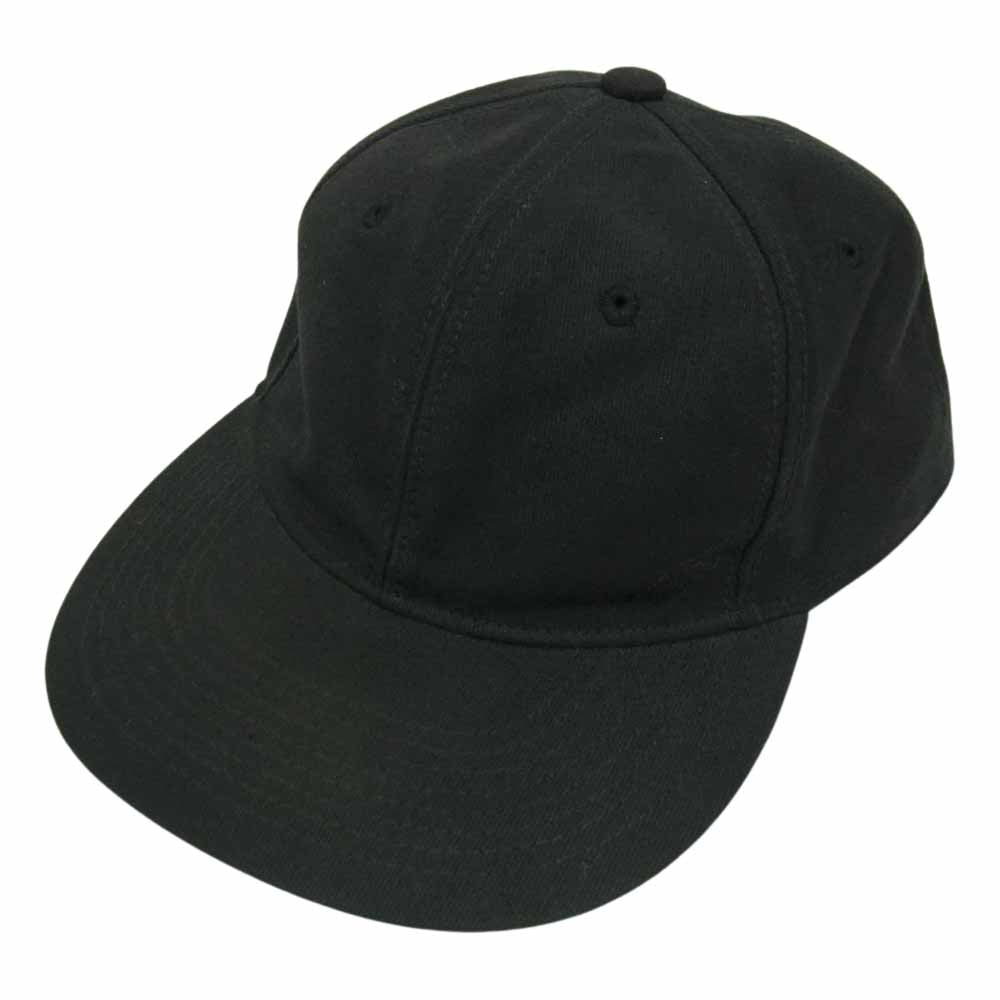 BONCOURA ボンクラ US navy cap deck cloth デッキクロス キャップ ブラック系 L【美品】【中古】