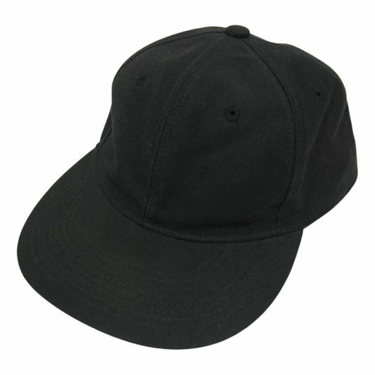BONCOURA ボンクラ US navy cap deck cloth デッキクロス キャップ ブラック系 L【美品】【中古】