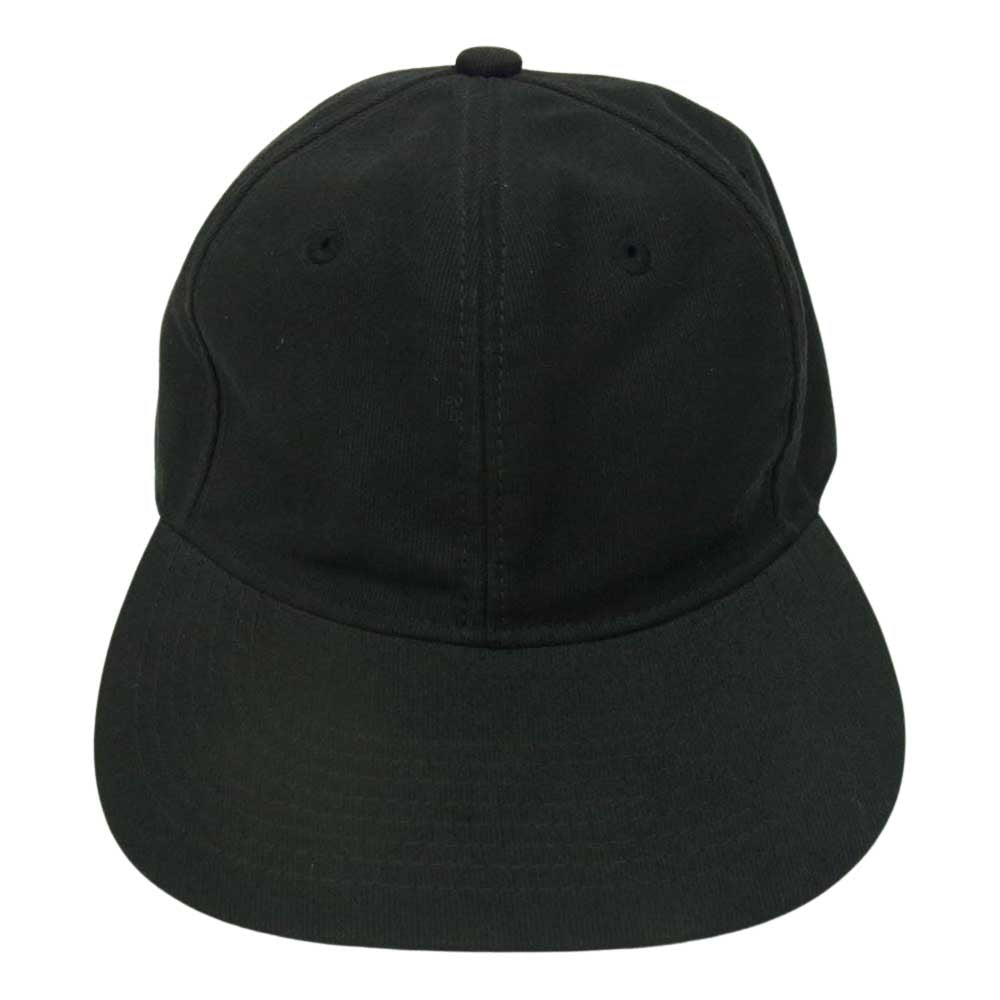BONCOURA ボンクラ US navy cap deck cloth デッキクロス キャップ ブラック系 L【美品】【中古】