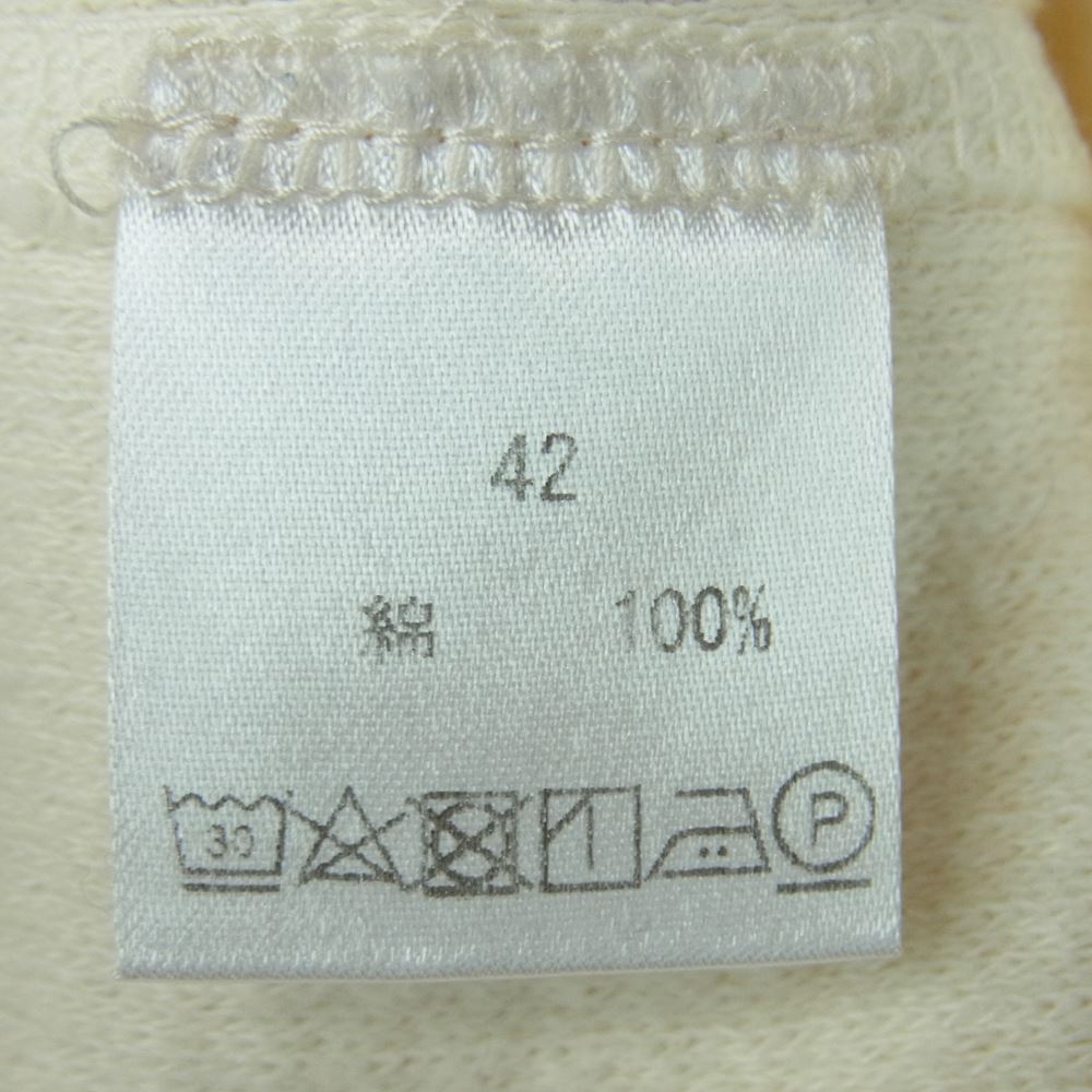BONCOURA ボンクラ Heavy Weight Thermal Long Sleeves ヘビーウエイト ワッフル サーマル カットソー オフホワイト系 42【新古品】【未使用】【中古】