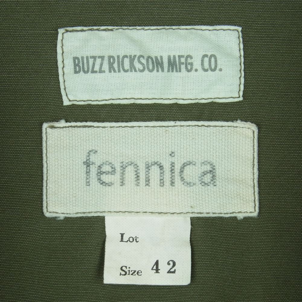 Buzz Rickson's バズリクソンズ BR14381FE fennica フェニカ ジャングル ファティーグ トロピカル ジャケット ミリタリー アメカジ カーキ系 42【中古】
