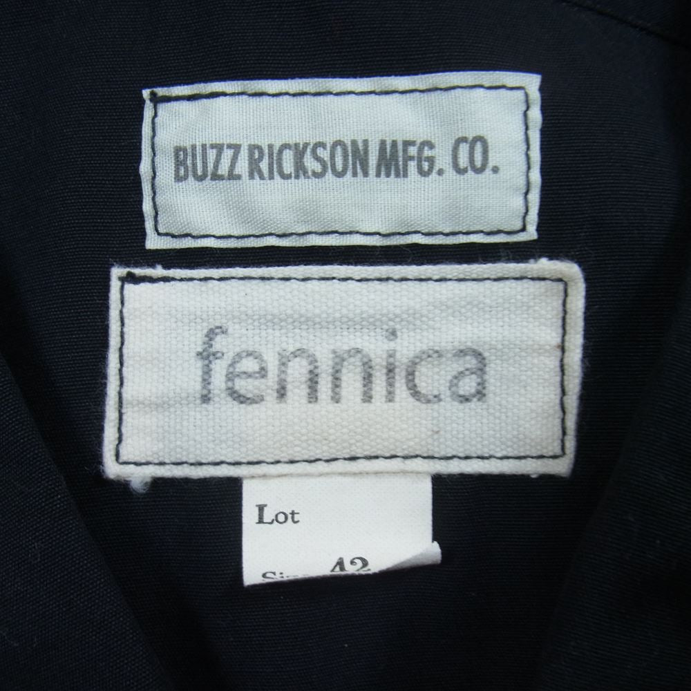 Buzz Rickson's バズリクソンズ BR14381FE fennica フェニカ ジャングルファティーグ トロピカル ジャケット ミリタリー ブラック ブラック系 42【中古】