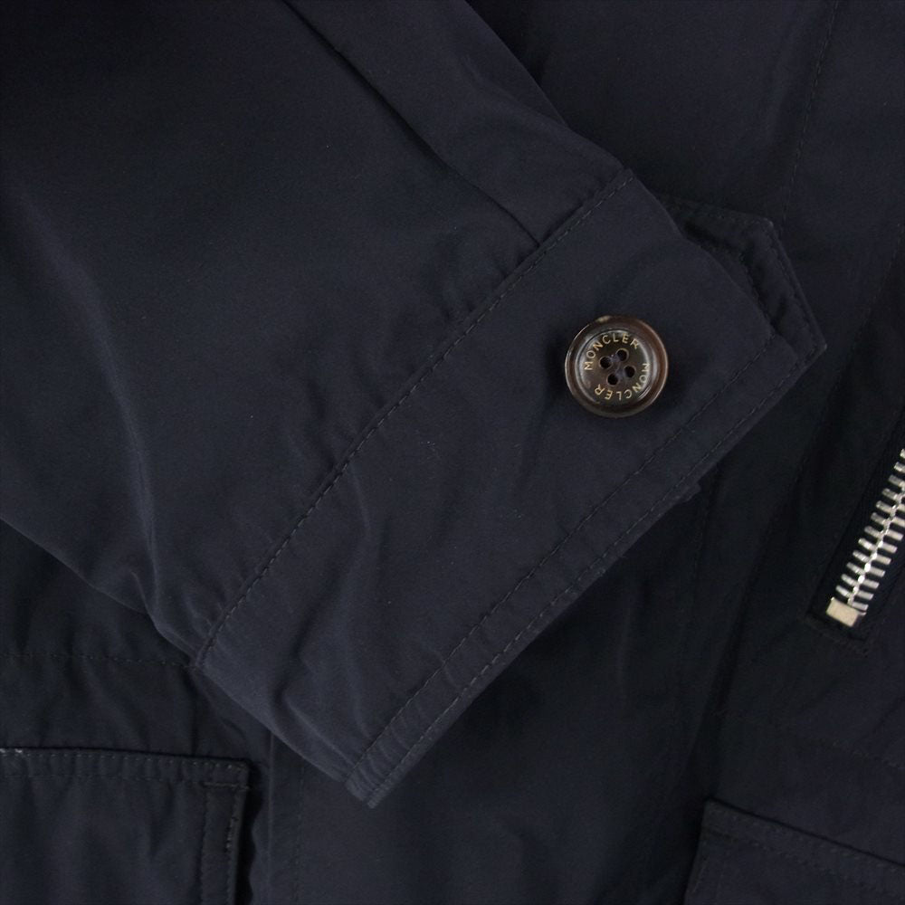 MONCLER モンクレール C10914105800 57540 フード欠品 国内正規品 BENOIT ブノワ ナイロン ジャケット ネイビー系 2【中古】