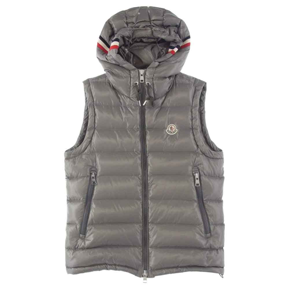 MONCLER モンクレール D20914333005 68950 国内正規品 LANOUX ラヌー ダウンベスト グレー系 1【中古】