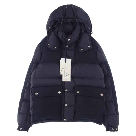 MONCLER モンクレール A20914189585 68352 国内正規品 BREL ブレル ダウンジャケット ネイビー系 3【美品】【中古】