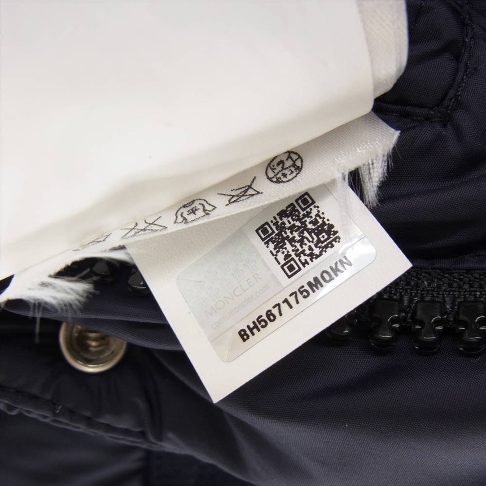 MONCLER モンクレール A20914189585 68352 国内正規品 BREL ブレル ダウンジャケット ネイビー系 3【美品】【中古】