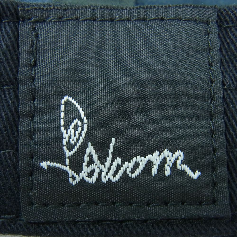 Psicom サイコム welcome ロゴ刺繍 6パネル キャップ 帽子 ブラック系【中古】