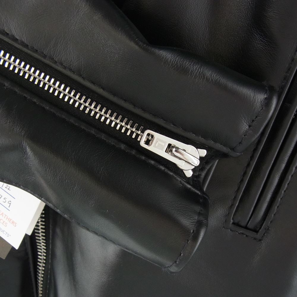 Lewis Leathers ルイスレザー 391T LIGHTNING TIGHT FIT HORSEHIDE ライトニング タイトフィット ホースハイド カスタム ライダース ジャケット ブラック系 38【美品】【中古】
