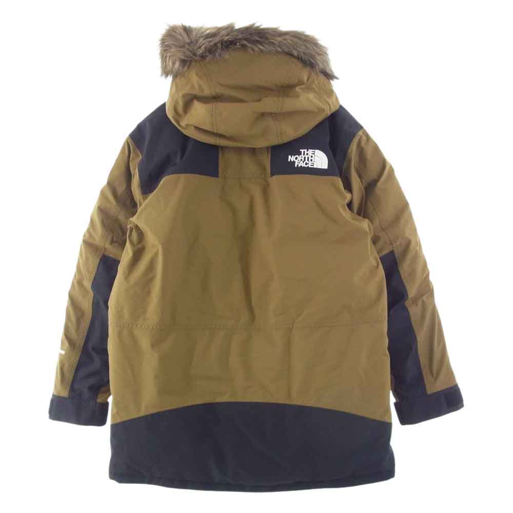THE NORTH FACE ノースフェイス ND91935 Mountain Down Coat マウンテン ダウン コート ファー フード ジャケット MO ミリタリーオリーブ カーキ系 M【新古品】【未使用】【中古】