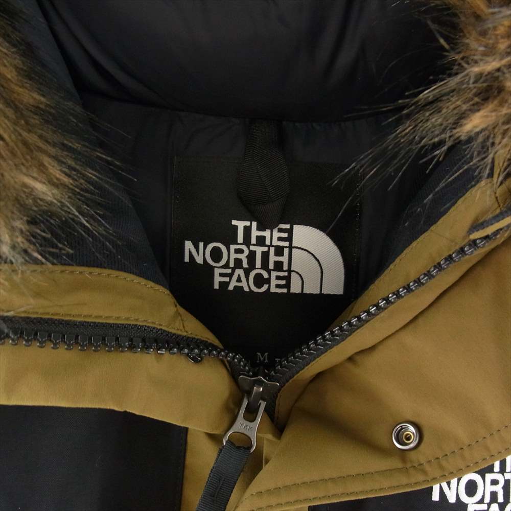 THE NORTH FACE ノースフェイス ND91935 Mountain Down Coat マウンテン ダウン コート ファー フード ジャケット MO ミリタリーオリーブ カーキ系 M【新古品】【未使用】【中古】