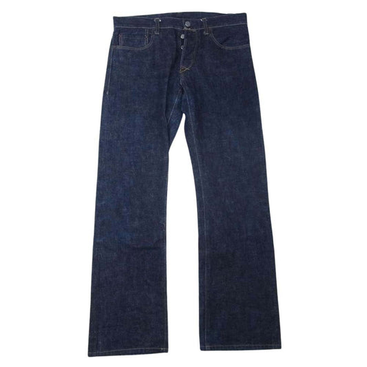 LOST CONTROL ロストコントロール DP-37 5P DENIM PANTS 股リベット キャンバス ポケット デニム パンツ インディゴブルー系 31【中古】