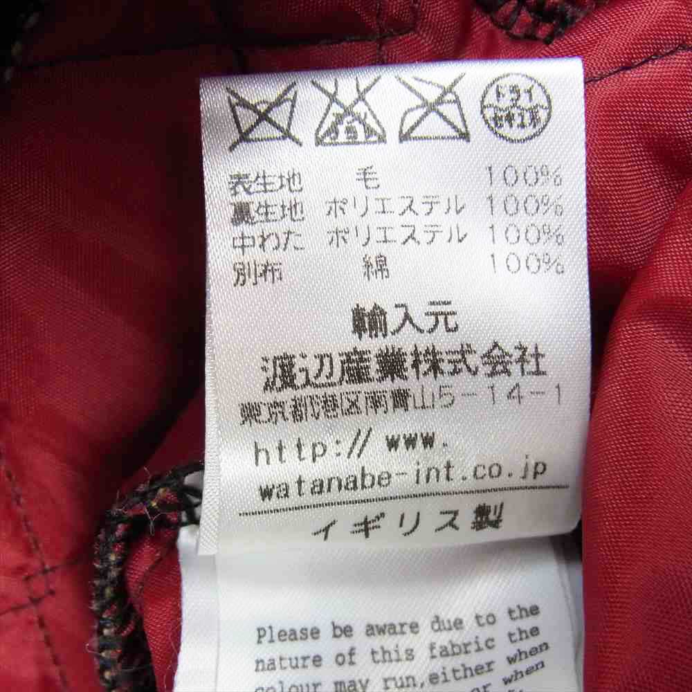 LAVENHAM ラベンハム × BOYCOTT ダブルネーム 中綿ストライプ キルティングジャケット ブラック系 US 36【中古】