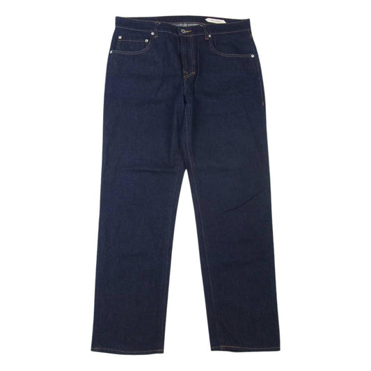 イカイ YPUJF 004 ROBUSTO ロブスト ワンウォッシュ コットンシルク 5ポケット ジップフライ テーパード フィット デニムパンツ インディゴブルー系 33【中古】