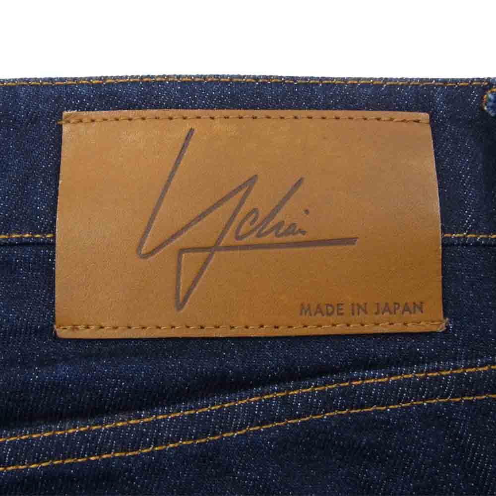 イカイ YPUJF 004 ROBUSTO ロブスト ワンウォッシュ コットンシルク 5ポケット ジップフライ テーパード フィット デニムパンツ インディゴブルー系 33【中古】