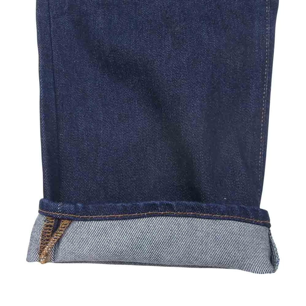 イカイ YPUJF 004 ROBUSTO ロブスト ワンウォッシュ コットンシルク 5ポケット ジップフライ テーパード フィット デニムパンツ インディゴブルー系 33【中古】
