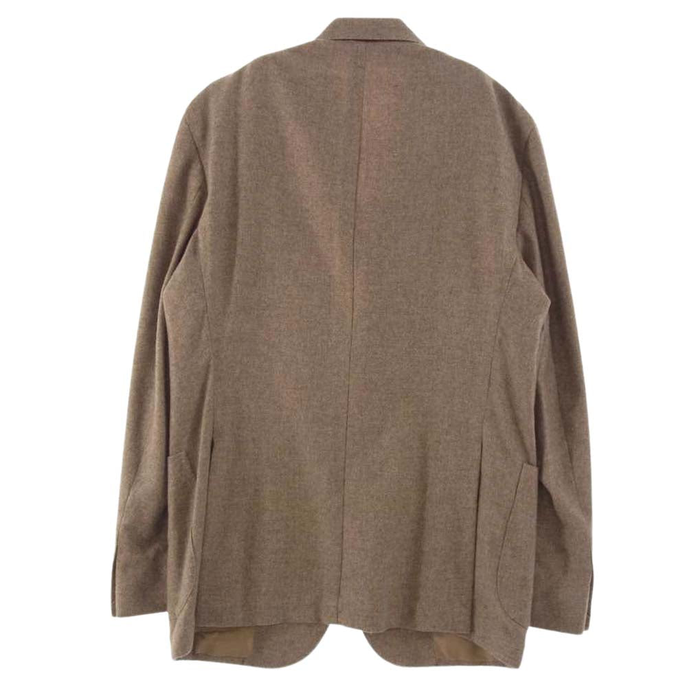 デペトリロ 国内正規品 イタリア製 カシミヤ100％ CAPPOTTI Spinelli TW21106U 2B テーラードジャケット ブラウン系 カーキ系 50【中古】