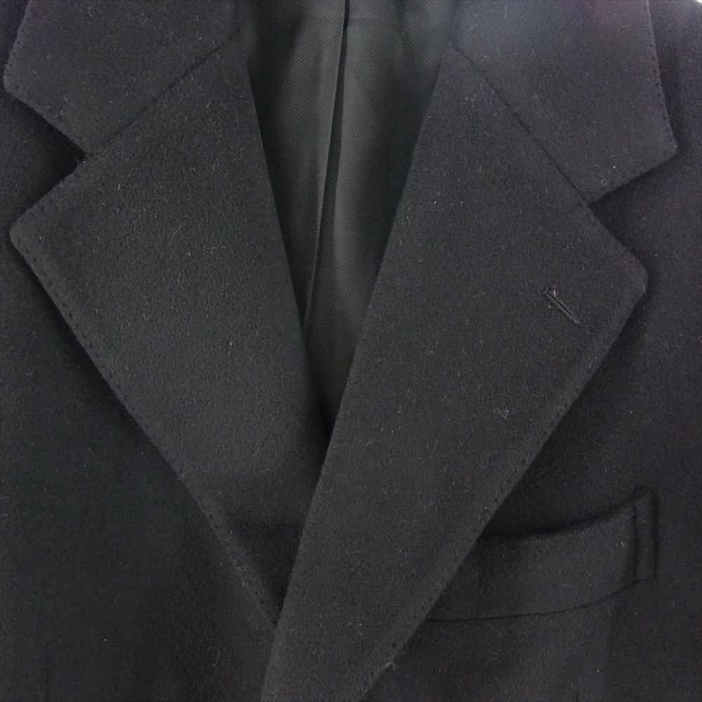 デペトリロ 国内正規品 イタリア製 カシミヤ100％ CAPPOTTI Spinelli TW21186U チェスターコート ブラック系 50【中古】
