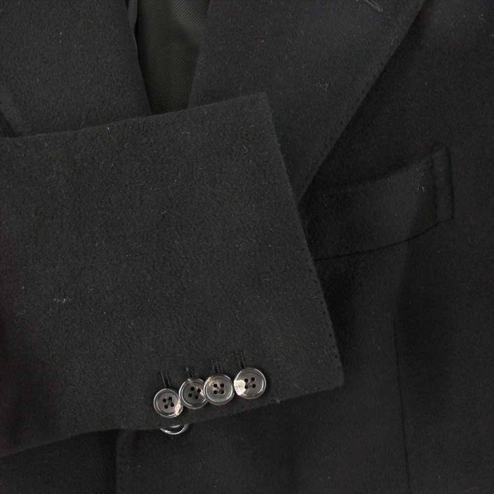 デペトリロ 国内正規品 イタリア製 カシミヤ100％ CAPPOTTI Spinelli TW21186U チェスターコート ブラック系 50【中古】