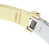 FENDI フェンディ 8AG793 F is Fendi エフ イズ フェンディ ＃S サイズS サークルロゴ バイカラー コンビ バングル ブレスレット ゴールド系 シルバー系【中古】