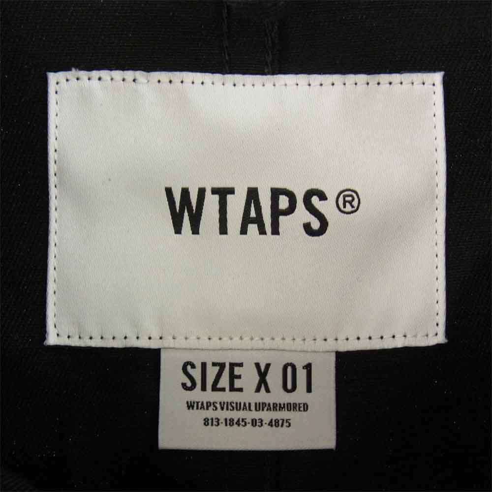 WTAPS ダブルタップス 22SS 221BRDT-SHM02 BUDS LS COTTON TWILL コットンツイル ユーティリティ ミリタリー シャツ ブラック系 01【中古】