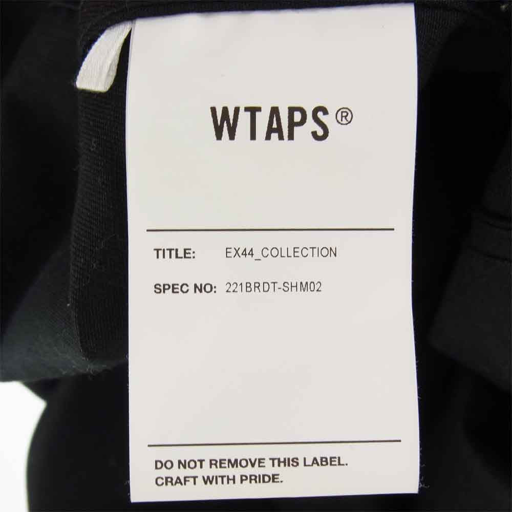 WTAPS ダブルタップス 22SS 221BRDT-SHM02 BUDS LS COTTON TWILL コットンツイル ユーティリティ ミリタリー シャツ ブラック系 01【中古】