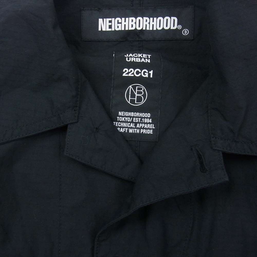 NEIGHBORHOOD ネイバーフッド 22SS 221UTNH-JKM COVERALL CN-JK コットンジャケット カバーオール ジャケット ブラック系 M【中古】
