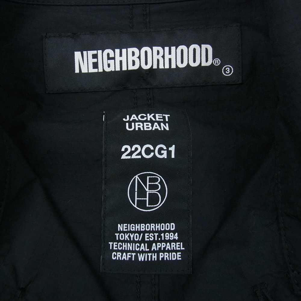 NEIGHBORHOOD ネイバーフッド 22SS 221UTNH-JKM COVERALL CN-JK コットンジャケット カバーオール ジャケット ブラック系 M【中古】