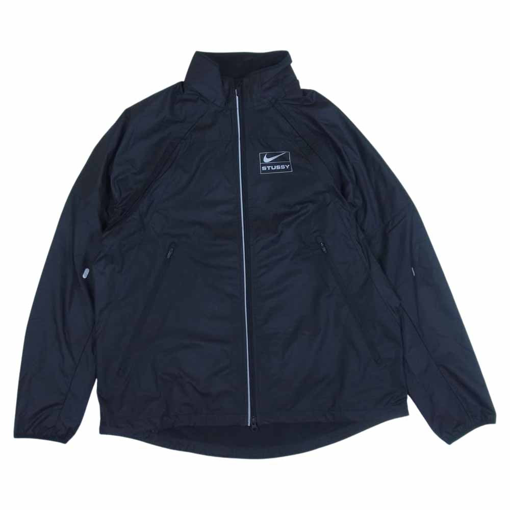 NIKE ナイキ DO5304-010 STUSSY NRG CONVERTIBLE JACKET ステューシー ロゴ プリント コンバーチブル ナイロン ジャケット ブラック系 M【美品】【中古】