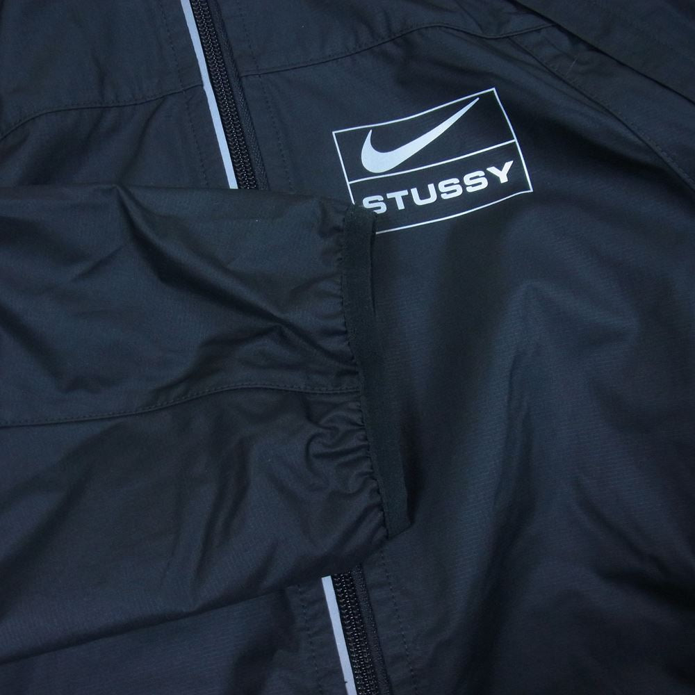 NIKE ナイキ DO5304-010 STUSSY NRG CONVERTIBLE JACKET ステューシー ロゴ プリント コンバーチブル ナイロン ジャケット ブラック系 M【美品】【中古】