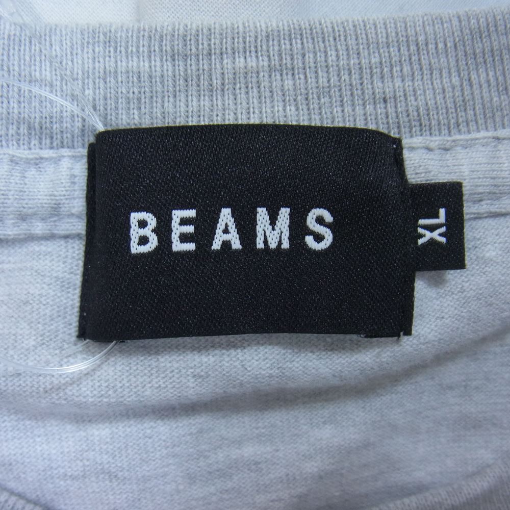BEAMS ビームス paperboy ペーパーボーイ プリント Tシャツ グレー系 XL【新古品】【未使用】【中古】