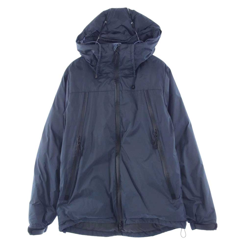 NANGA ナンガ × URBAN RESEARCH iD AURORA 3LAYER DOWN オーロラ 3レイヤー ダウン フーディ 別注 ネイビー系 M【中古】