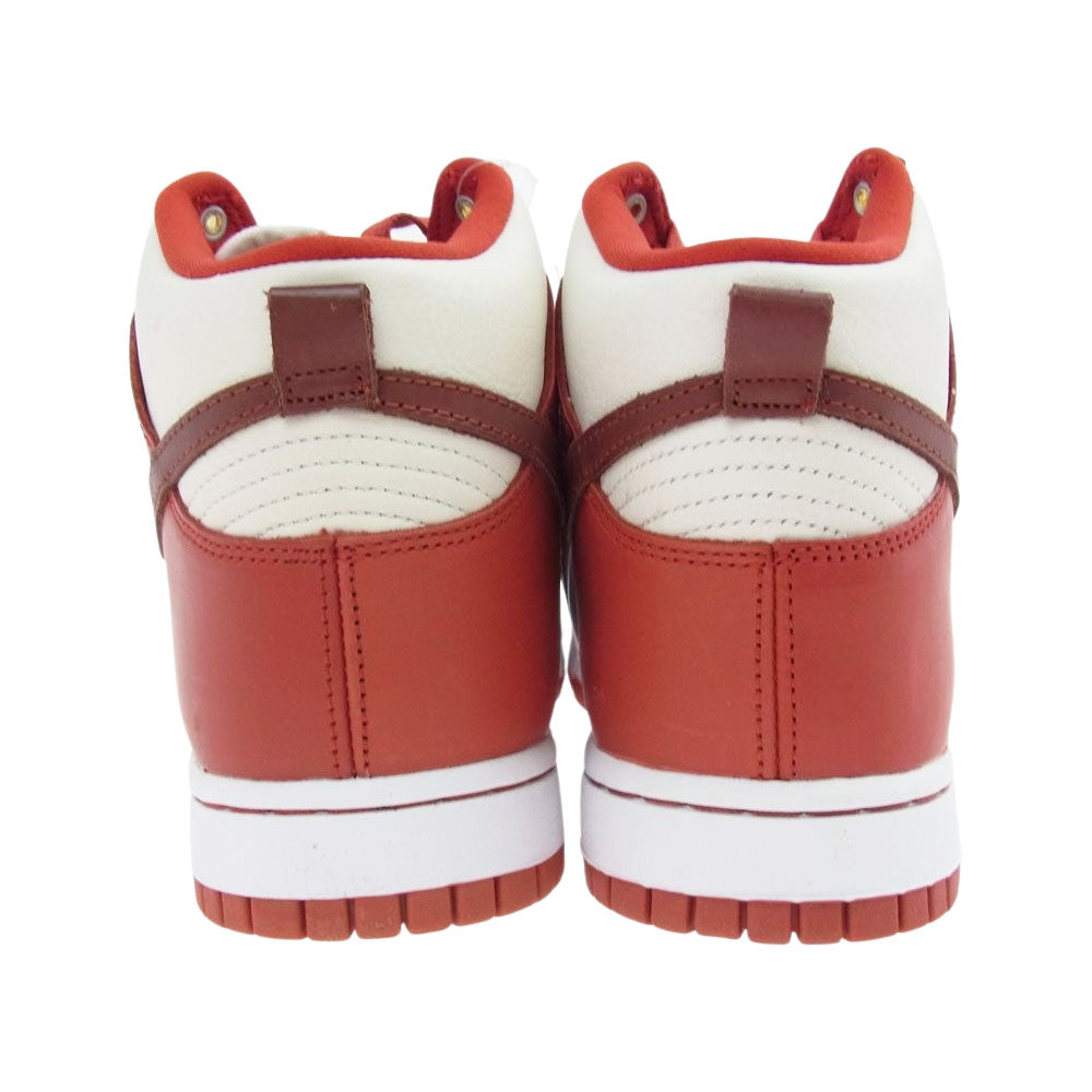 NIKE ナイキ DX0346-600  WMNS Dunk High LXX Cinnabar ウィメンズ ダンク ハイ LXX シナバー ホワイト,レッド,ブラウン 25cm【新古品】【未使用】【中古】