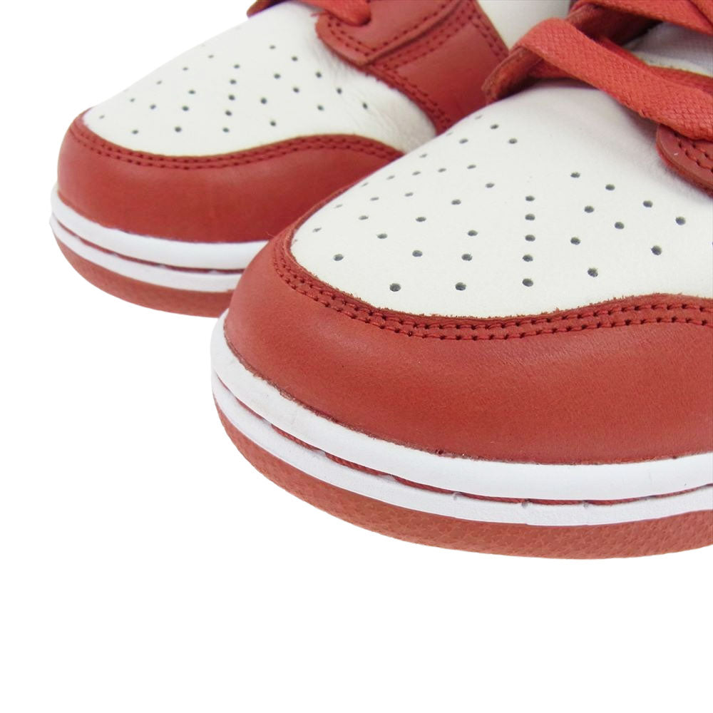 NIKE ナイキ DX0346-600  WMNS Dunk High LXX Cinnabar ウィメンズ ダンク ハイ LXX シナバー ホワイト,レッド,ブラウン 25cm【新古品】【未使用】【中古】