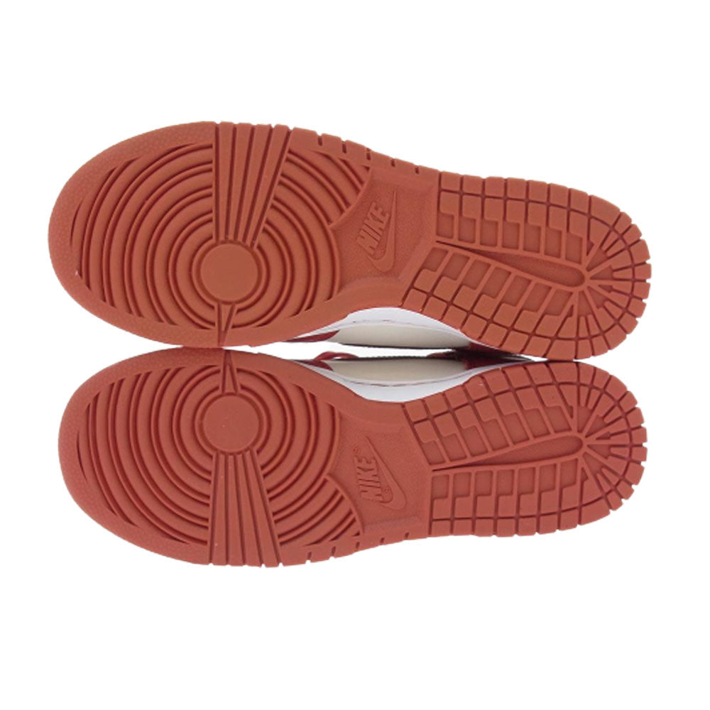 NIKE ナイキ DX0346-600  WMNS Dunk High LXX Cinnabar ウィメンズ ダンク ハイ LXX シナバー ホワイト,レッド,ブラウン 25cm【新古品】【未使用】【中古】
