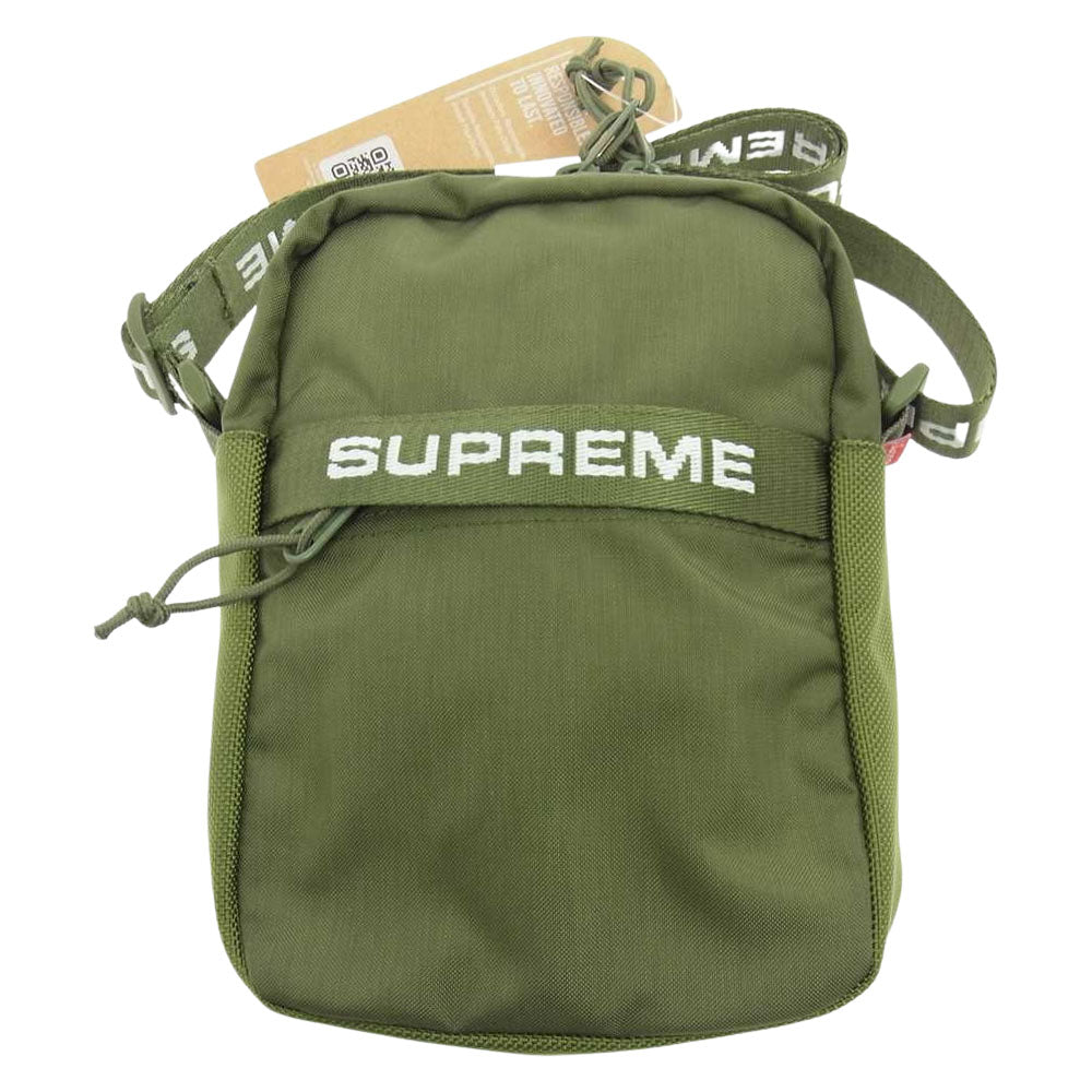 Supreme シュプリーム 22AW Shoulder Bag ショルダーバック ポーチ オリーブ オリーブ系【新古品】【未使用】【中古】