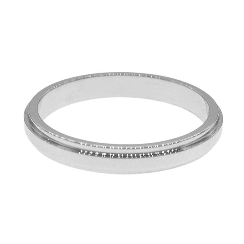 CARTIER カルティエ B4093900 【新品仕上げ済】証明書付属 D'AMOUR WEDDING BAND EWE488 Pt950 ダムール ウェディング リング シルバー系【極上美品】【中古】