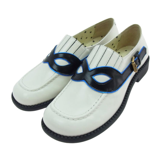 GUCCI グッチ 603733 レザー ローファー  ホワイト系 33【新古品】【未使用】【中古】