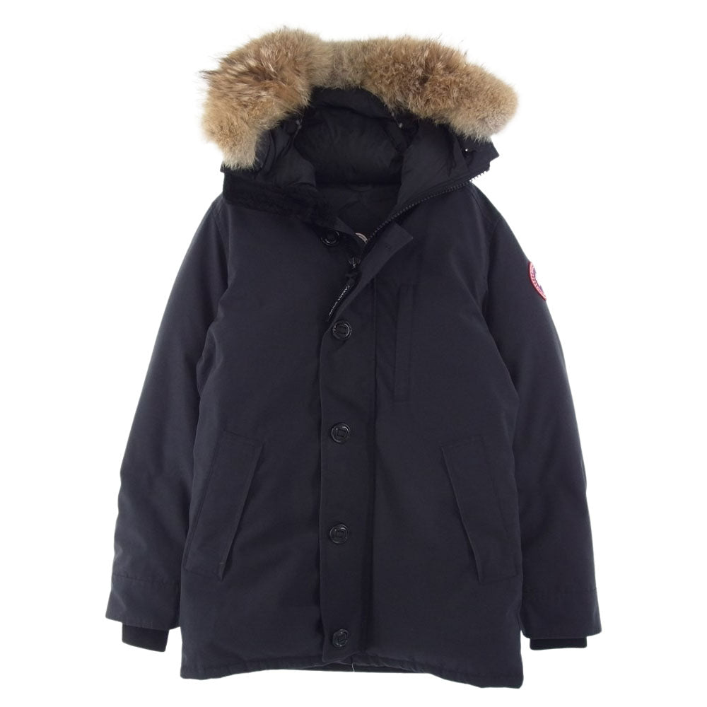 CANADA GOOSE カナダグース 3438JM R  国内正規 グリフィンタグ JASPER PARKA ジャスパー パーカ ダウン ジャケット ネイビー系 S【中古】