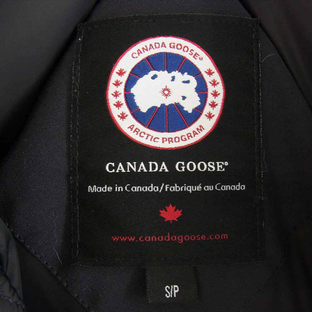 CANADA GOOSE カナダグース 3438JM R  国内正規 グリフィンタグ JASPER PARKA ジャスパー パーカ ダウン ジャケット ネイビー系 S【中古】