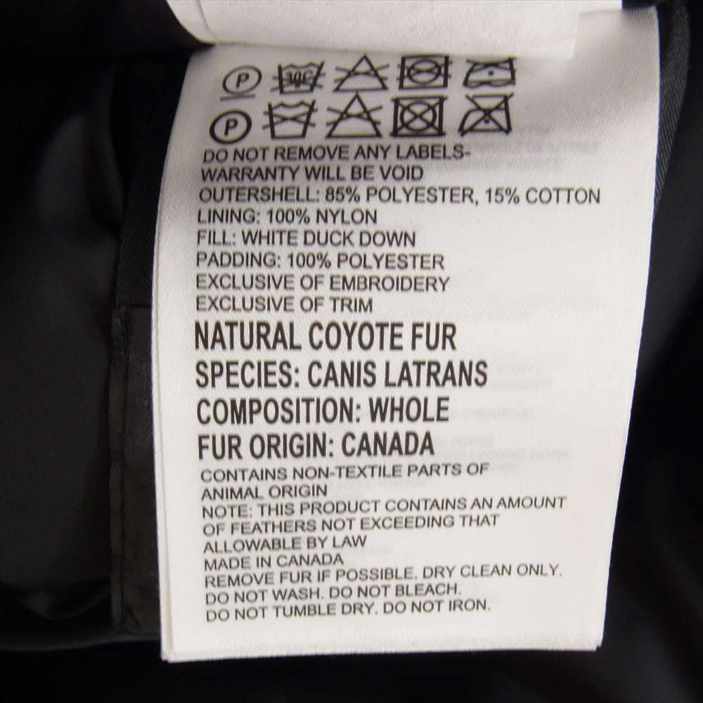 CANADA GOOSE カナダグース 3438JM R  国内正規 グリフィンタグ JASPER PARKA ジャスパー パーカ ダウン ジャケット ネイビー系 S【中古】