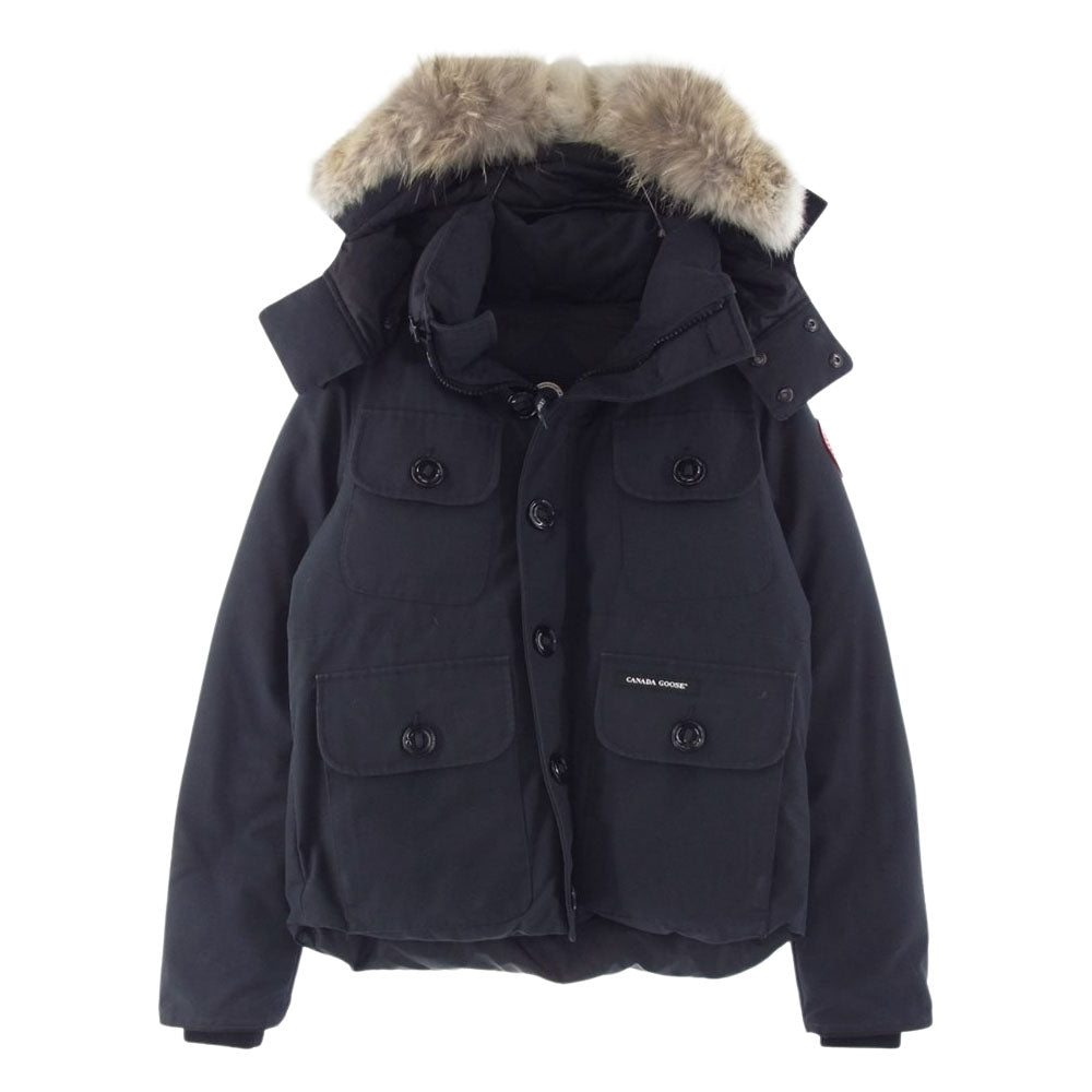 CANADA GOOSE カナダグース 2301JM 国内正規品 サザビーリーグ RUSSEL PARKA ラッセル パーカ ダウン ジャケット ネイビー系 S【中古】