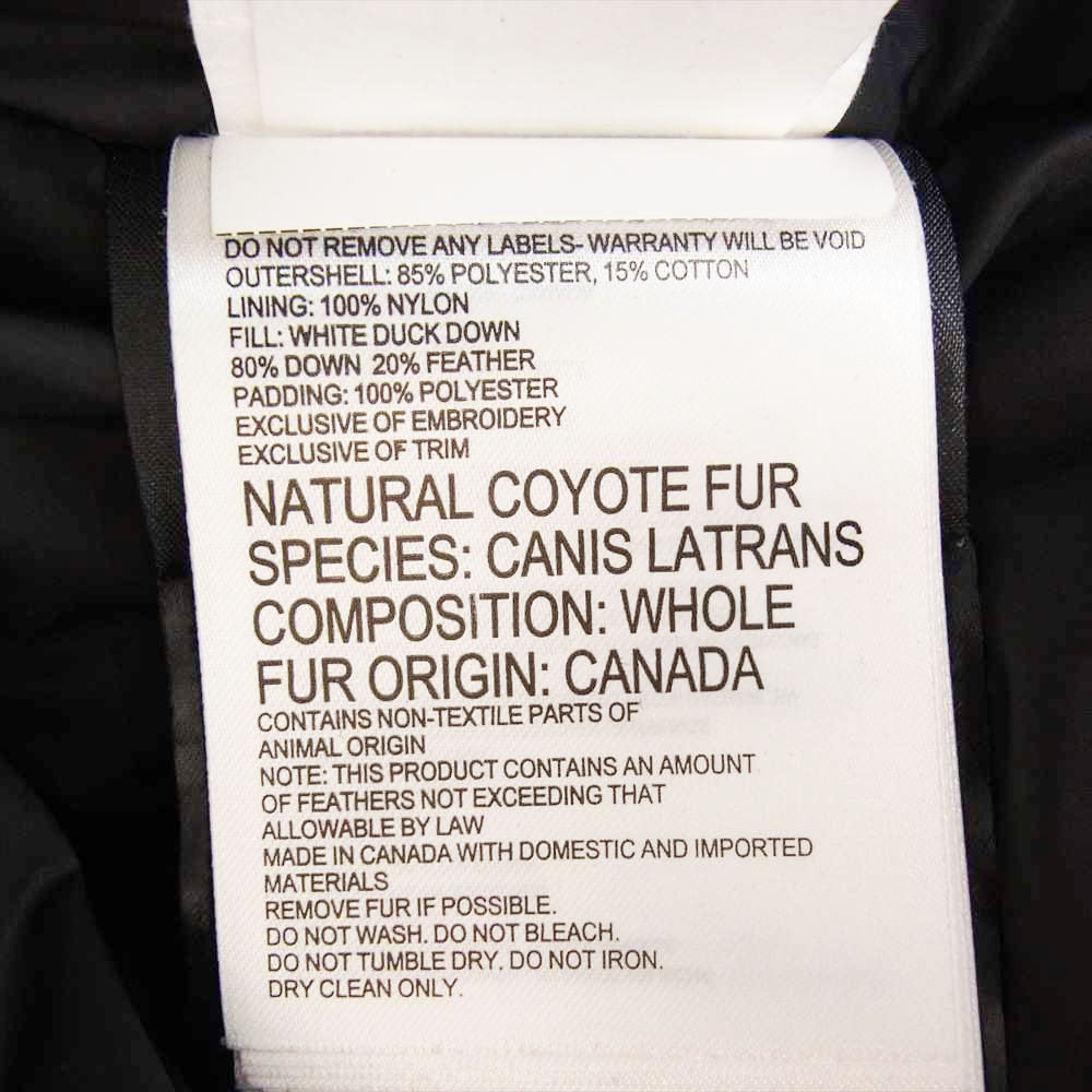 CANADA GOOSE カナダグース 2301JM 国内正規品 サザビーリーグ RUSSEL PARKA ラッセル パーカ ダウン ジャケット ネイビー系 S【中古】