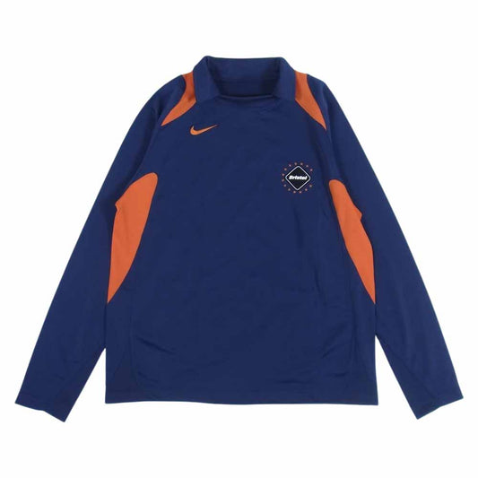 F.C.R.B. エフシーアールビー NIKE ナイキ GAME SHIRT ゲームシャツ ネイビー系 オレンジ系 M【中古】