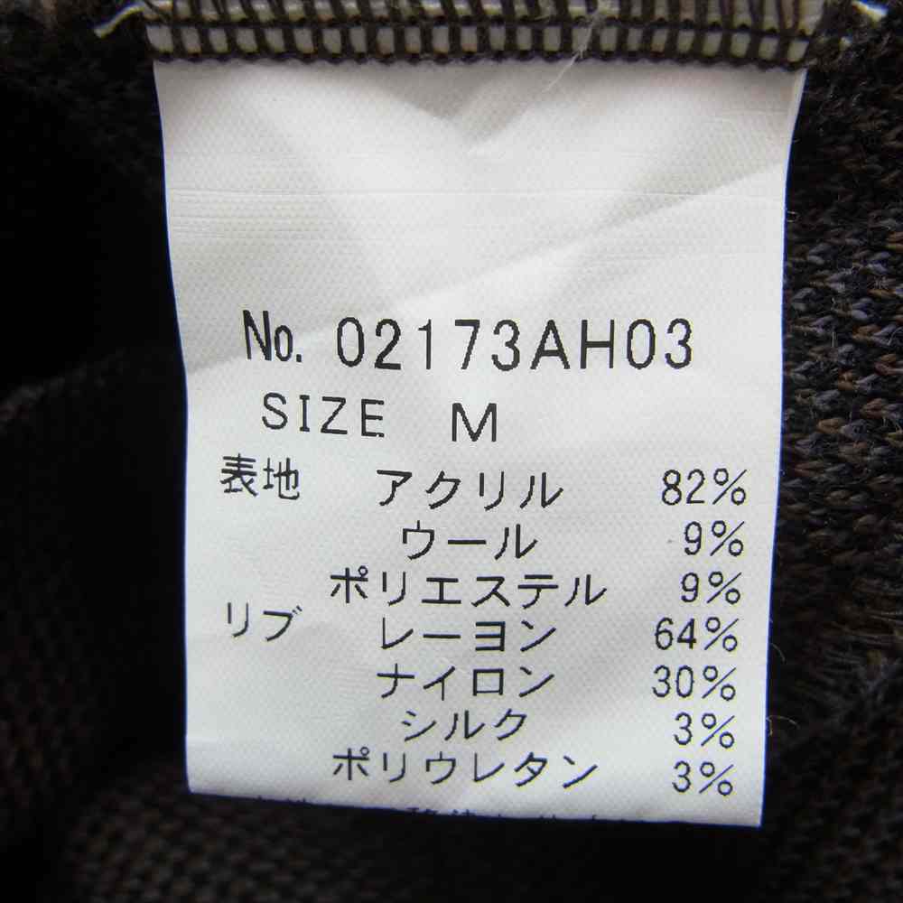 HYSTERIC GLAMOUR ヒステリックグラマー 02173AH03 BRING OUT THE DEAD pt スタンドカラー シャギー ジャケット グレー系 M【中古】