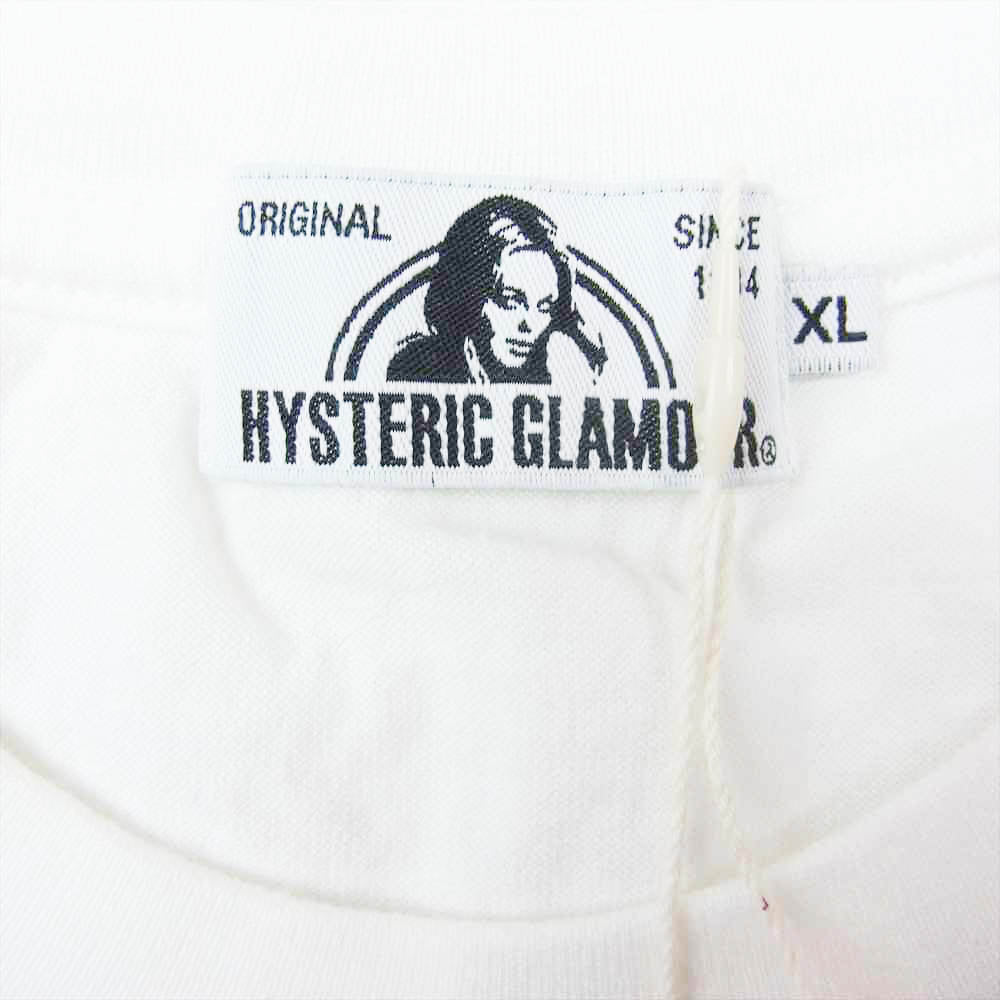 HYSTERIC GLAMOUR ヒステリックグラマー 02193CT15 IBUKI YOUTH SAFTY PANDA TEE Tシャツ 山本ヨーコ 酒井いぶき ホワイト系 XL【新古品】【未使用】【中古】