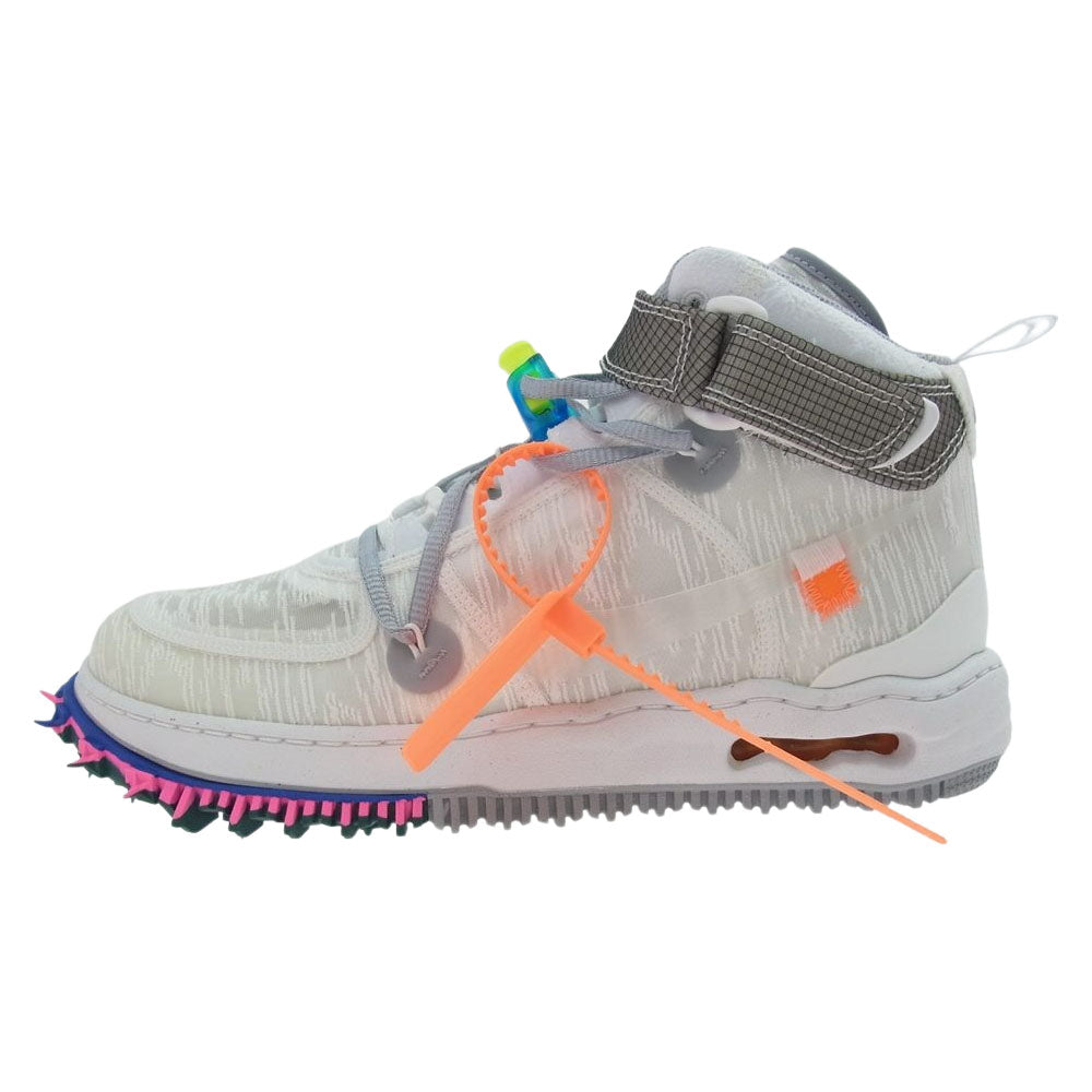 NIKE ナイキ DO6290-100 × OFF-WHITE AIR FORCE 1 MID SP オフホワイト エア フォース 1 ミッド スニーカー ホワイト系 26.5【新古品】【未使用】【中古】